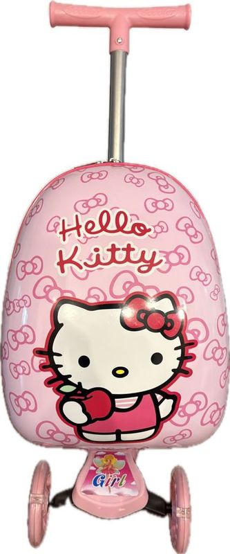 Trottinette Valise 3 roues lumineuse- Hello Kitty