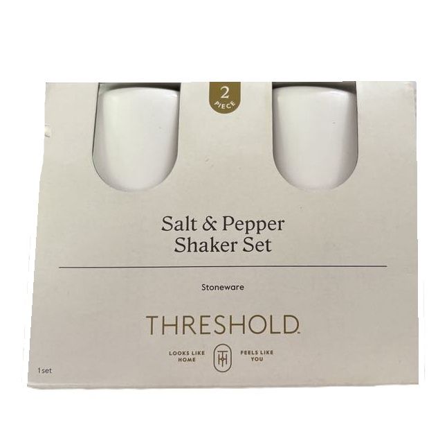 Duo de saliere et poivriere