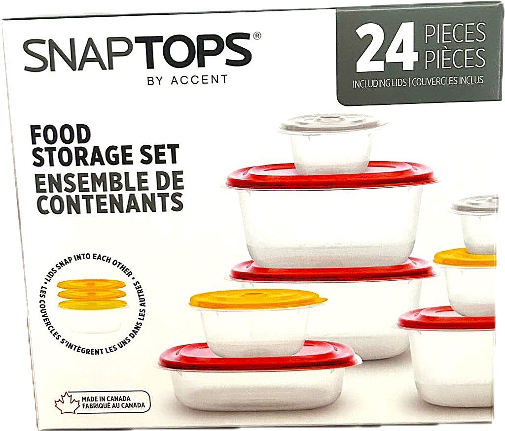 Plat de plastique Snaptops 24mcx