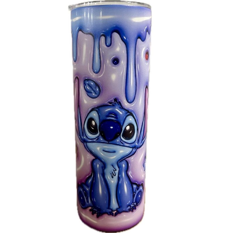 Verre Isotherme Stitch- Mauve