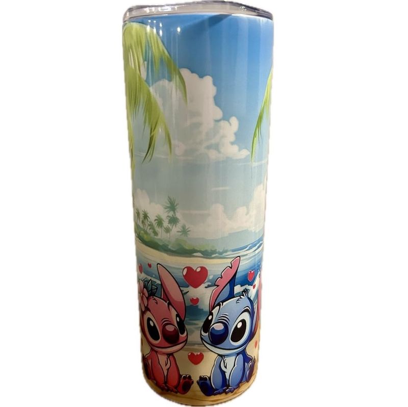 Verre Isotherme Stitch- Plage