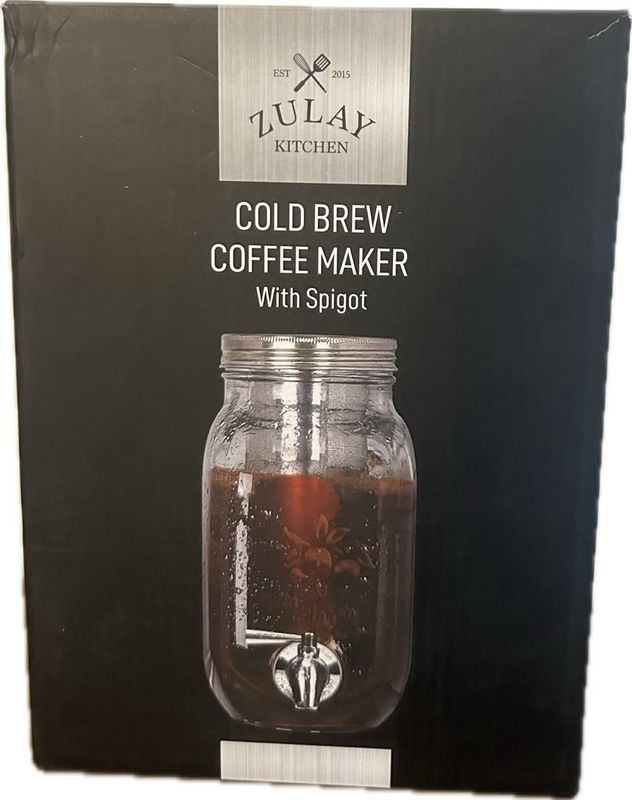 Cafetière avec robinet 1.5L- Argent