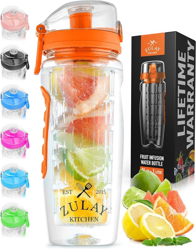 Bouteille d&#39;eau infusée à fruits- Orange