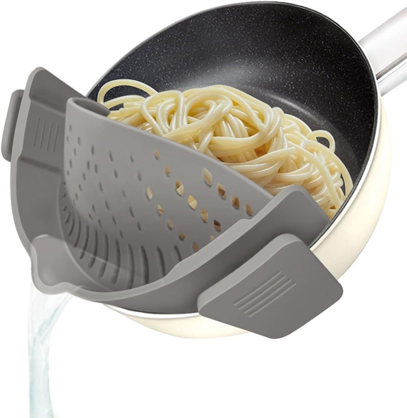 Passoire alimentaire en silicone- Gris