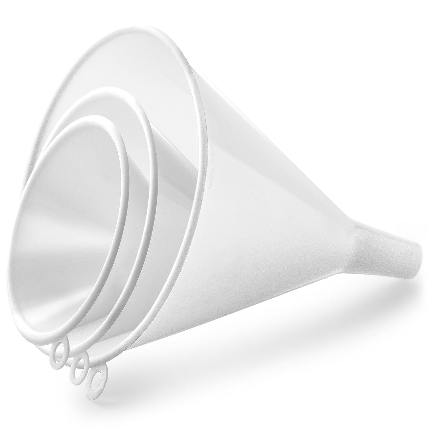 Lot de 3 entonnoirs de cuisine en plastique