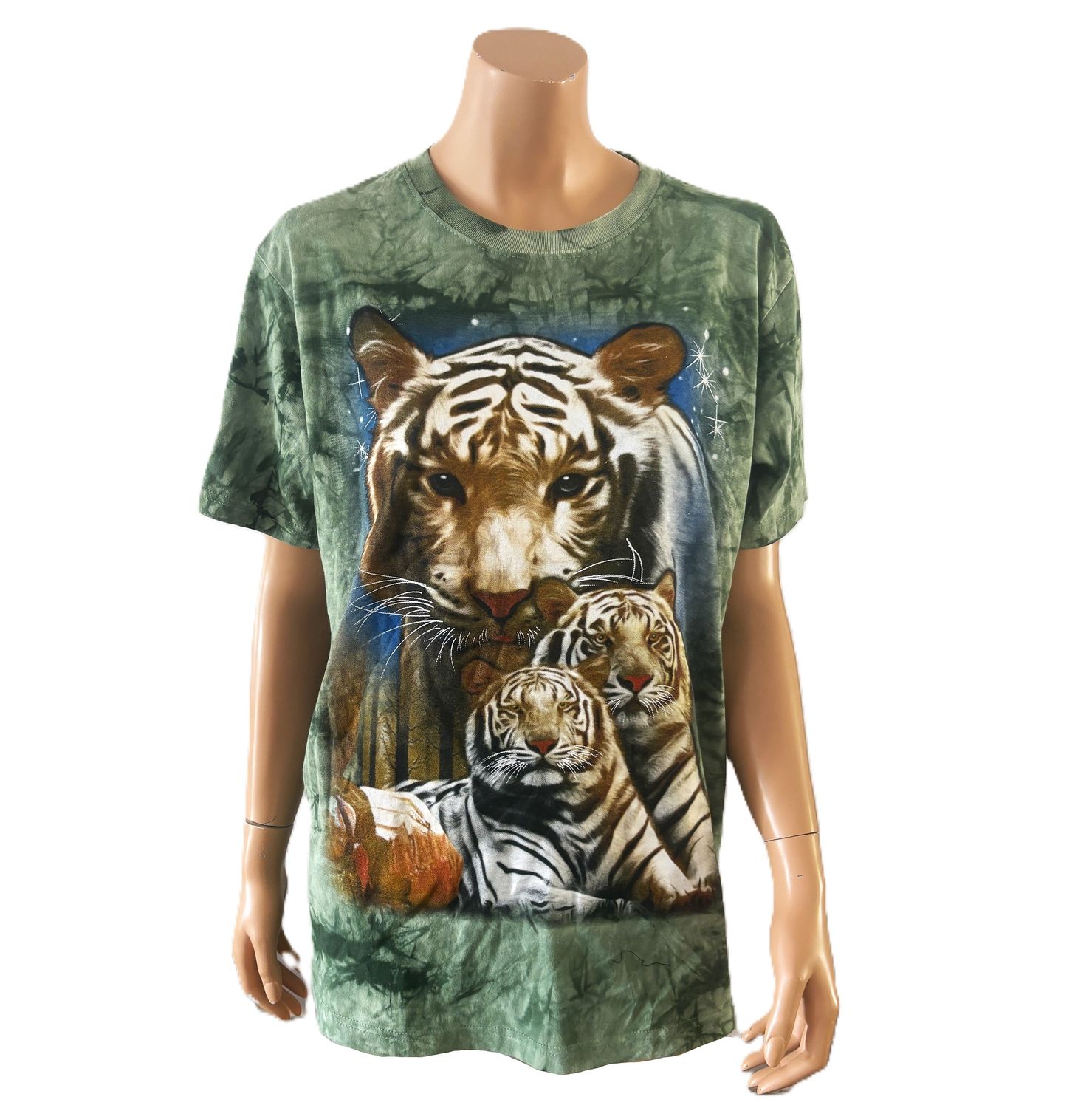 T-Shirt Tigre Vert