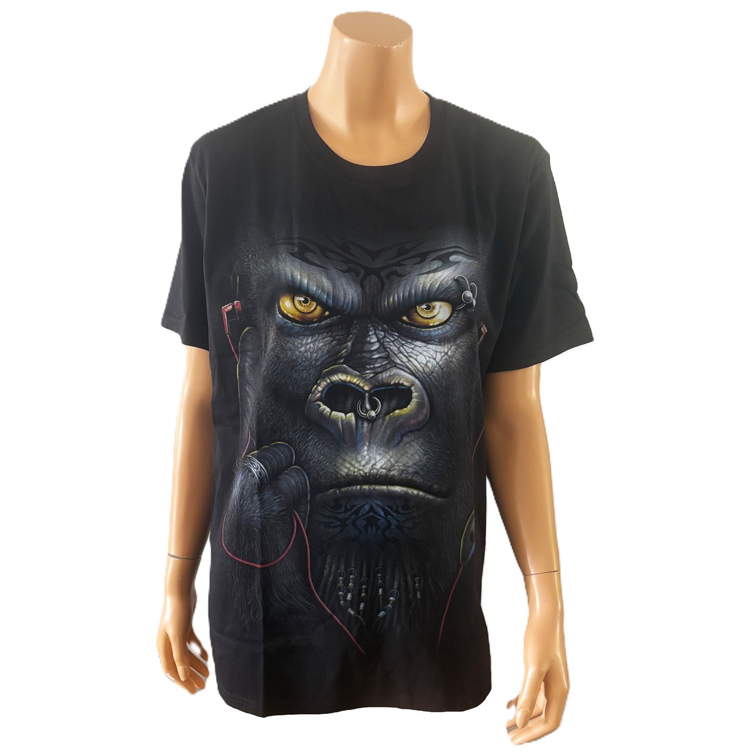 T-shirt Face Gorille