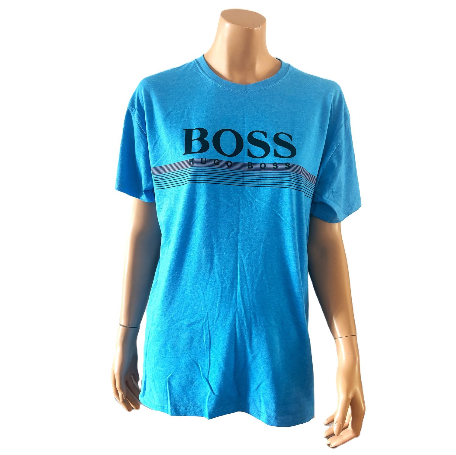 T-Shirt Hugu Boss- Bleu