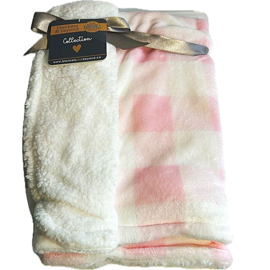 Couverture de Bébé- Carreau Rose