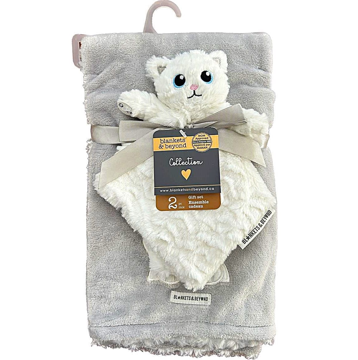 Ensemble couverture et doudou- Hiboux