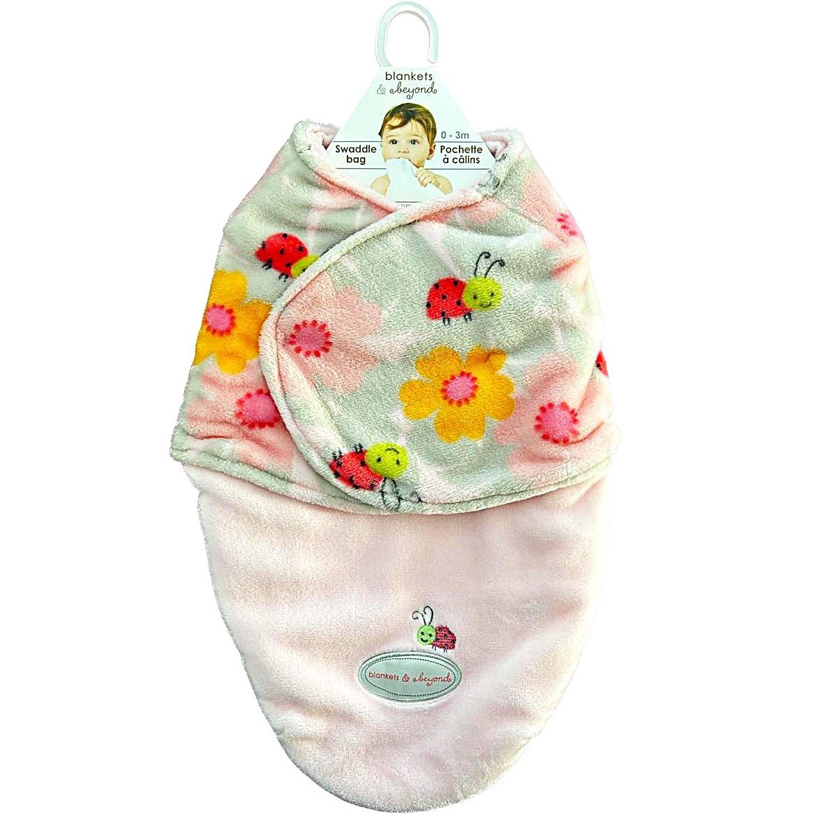 Pochette à câlins- Coccinelle rose