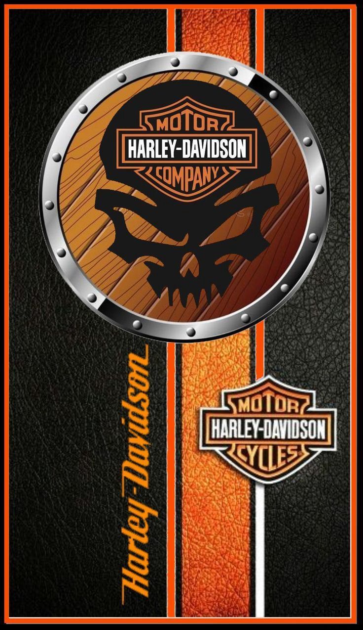 Couverture Harley-Davidson Tête de mort
