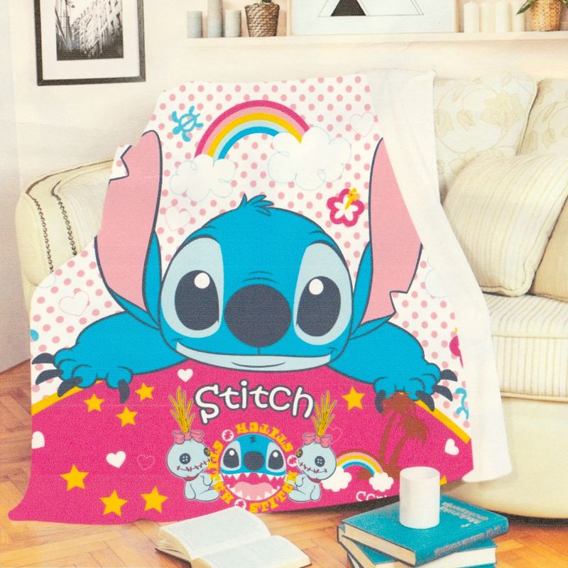 Couverture Stitch- Arc en ciel