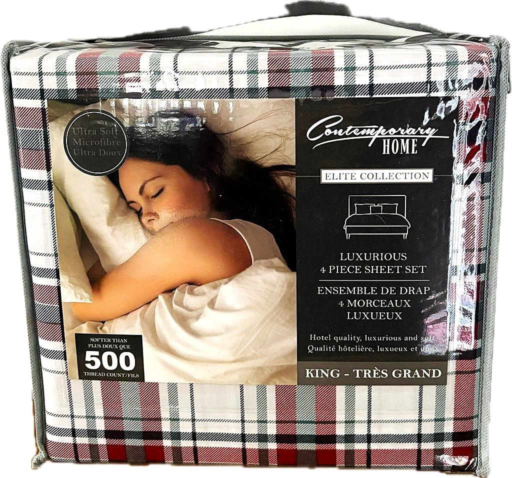Ensemble de drap King Carotté