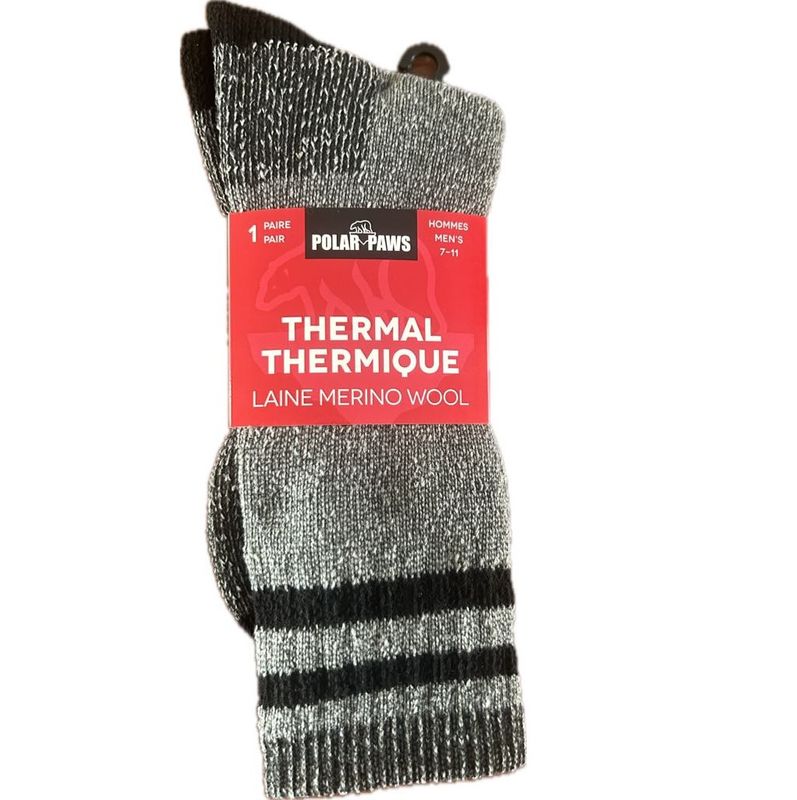 Bas de Merino Homme Gris