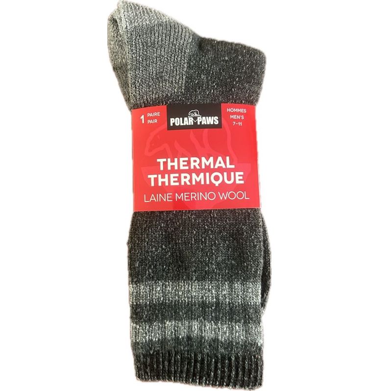 Bas de Merino Homme Charcoal