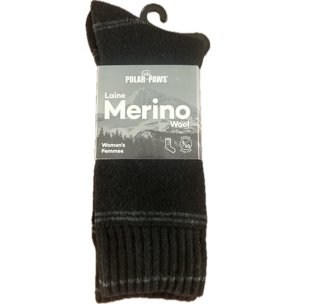Bas de Merino Femme Noir