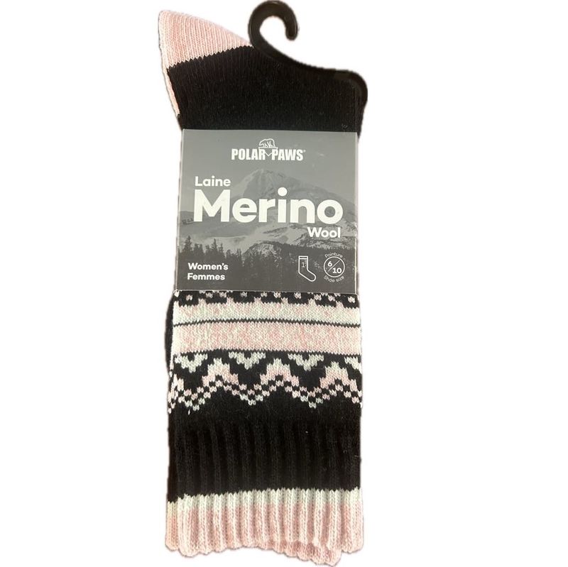 Bas de Merino Femme Rose