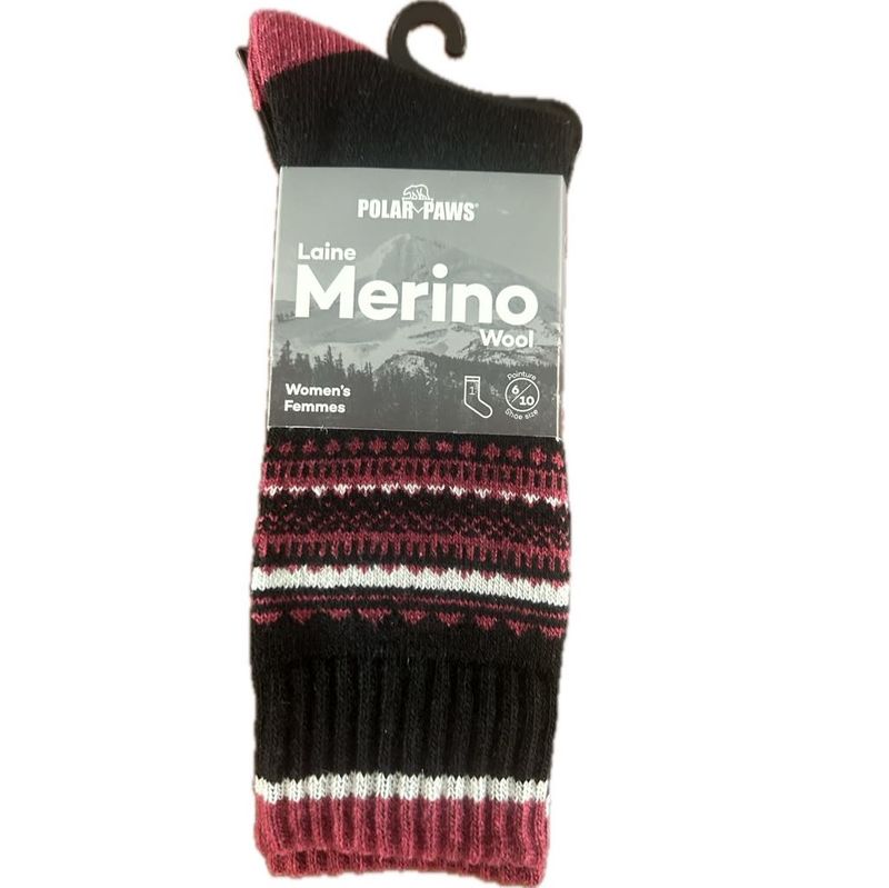 Bas de Merino Femme Fushia