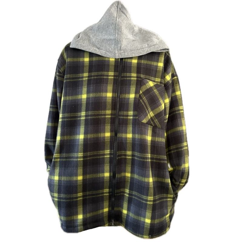 Veste doublée- Noir-Vert