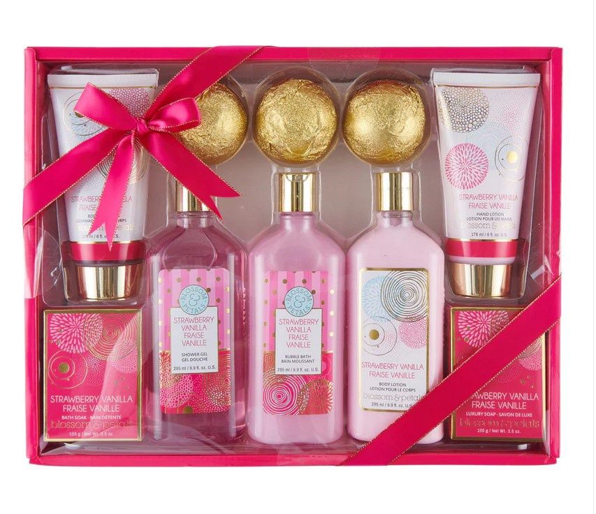 Collection pour le bain et le corps (Fraise vanille)