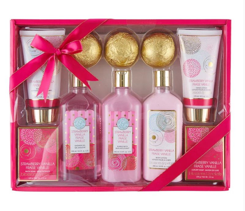 Collection pour le bain et le corps (Fraise vanille)