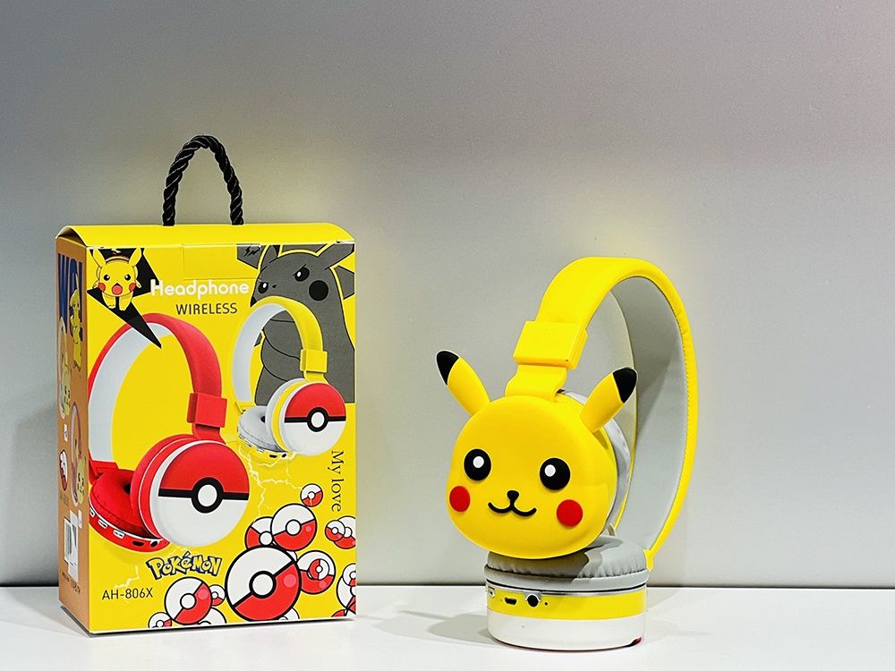 Casque Écouteur Pikachu - Jaune