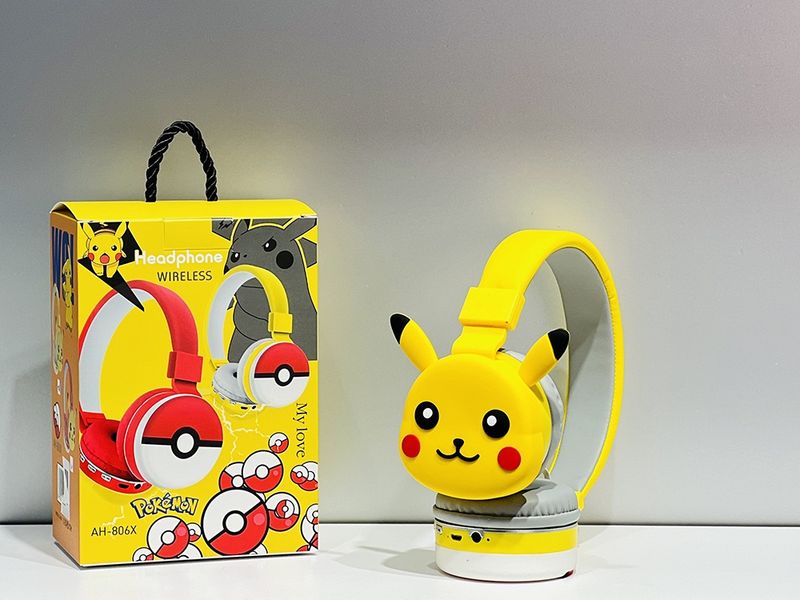Casque Écouteur Pikachu - Jaune