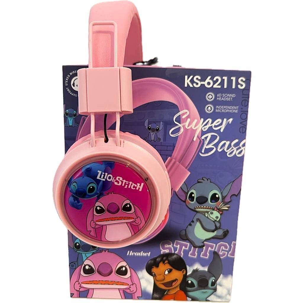 Casque écouteur Lilo &amp; Stitch - Rose