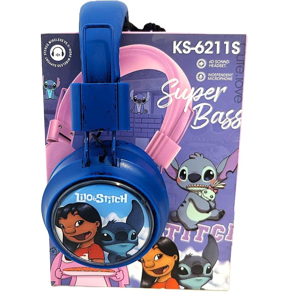 Casque écouteur Lilo &amp; Stitch - Bleu