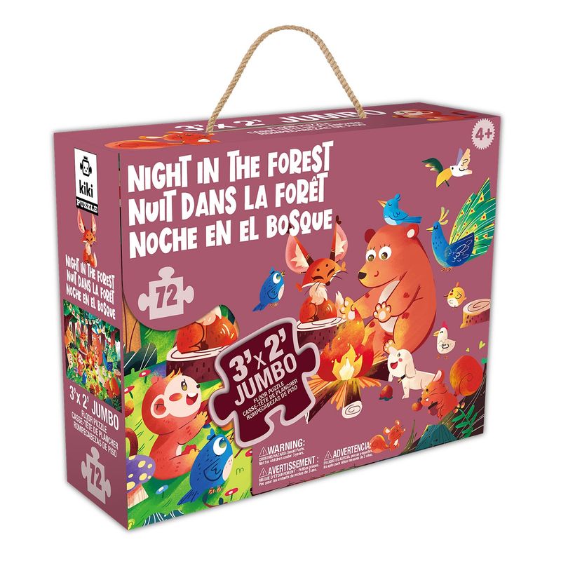Casse-tête de plancher 72mcx- Nuit dans la forêt