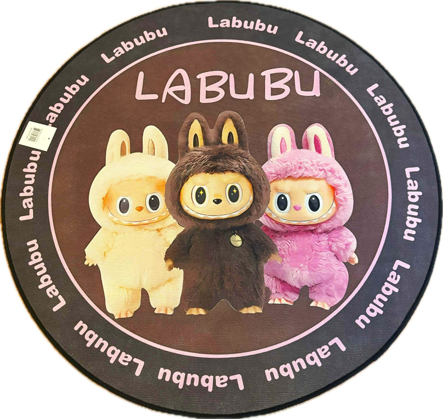 Tapis Rond Labubu trio