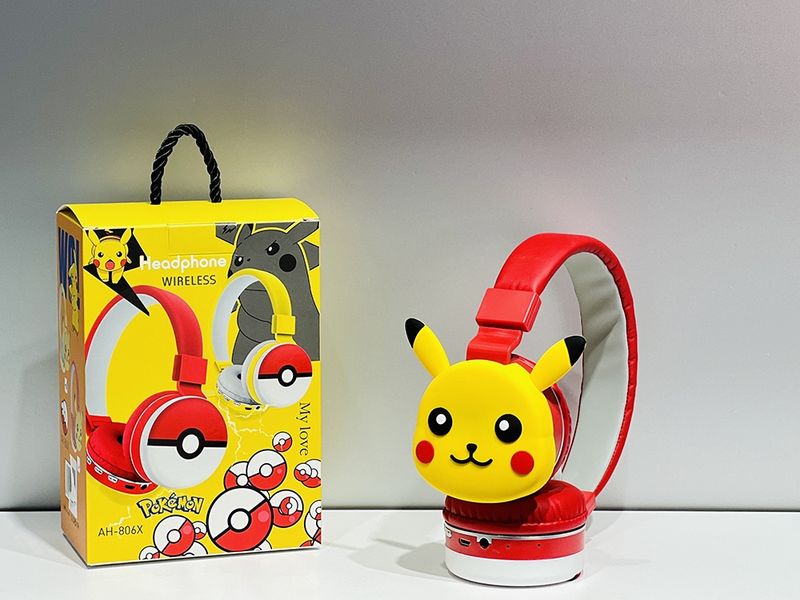 Casque Écouteur Pikachu - Rouge