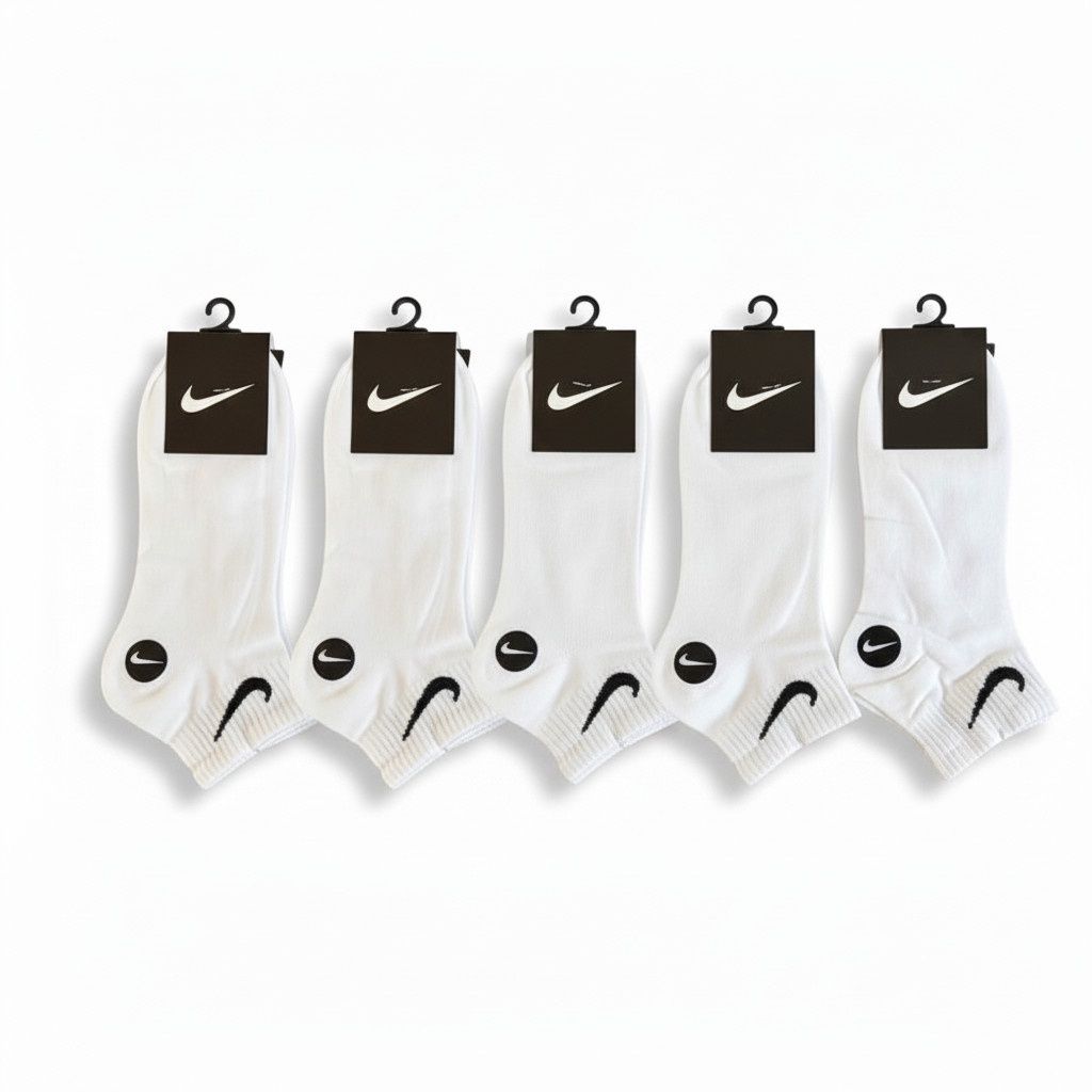 Lot de 5 paires de bas- Nike - Blanc