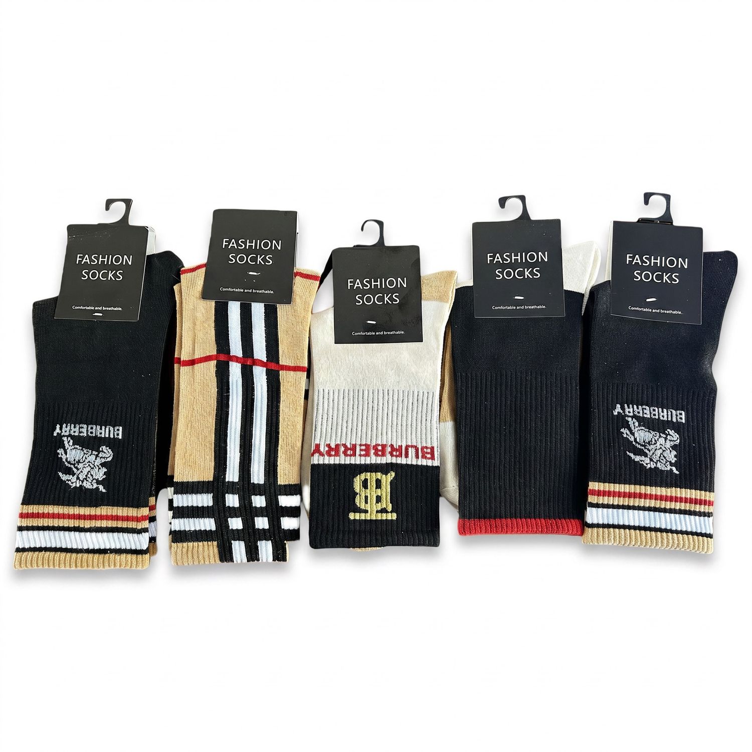 Lot de 5 paires de bas Long - Burberry