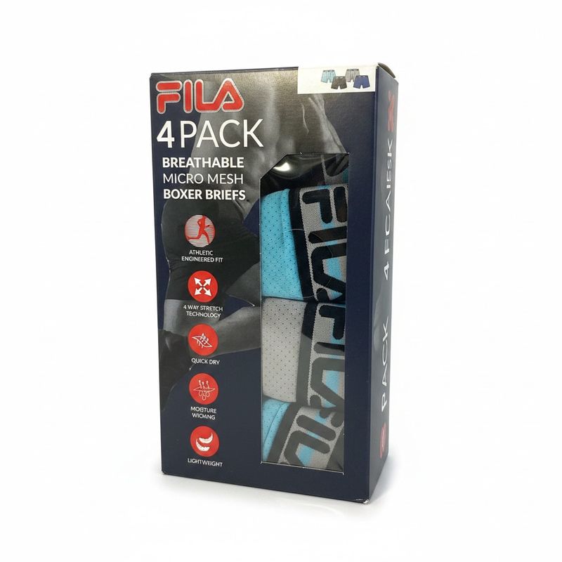 Ensemble de 4 boxeurs Fila Microfibre *VENTE FINALE*
