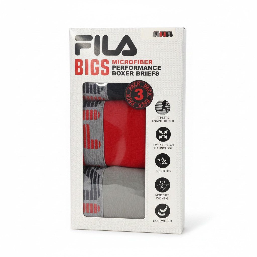 Ensemble de 3 boxeurs Fila Microfibre *VENTE FINALE*