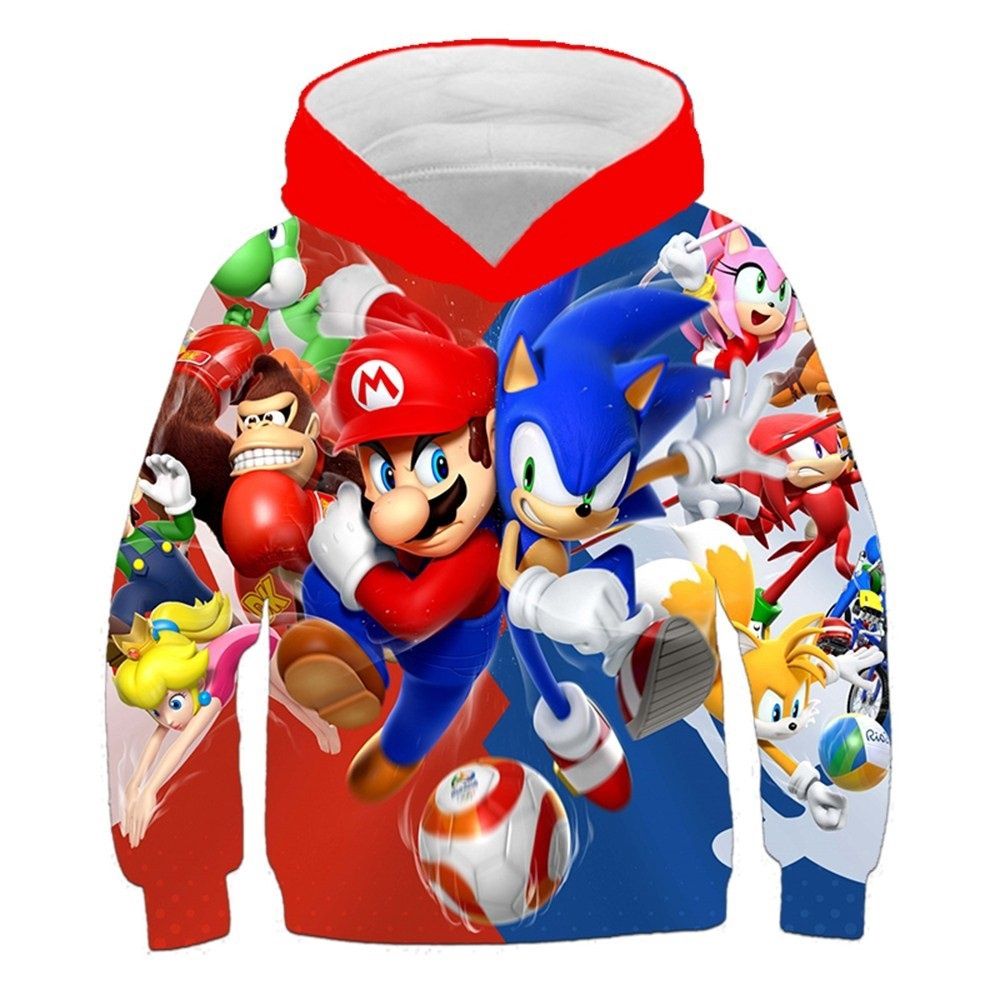 Chandail Mario Bros- Sonic