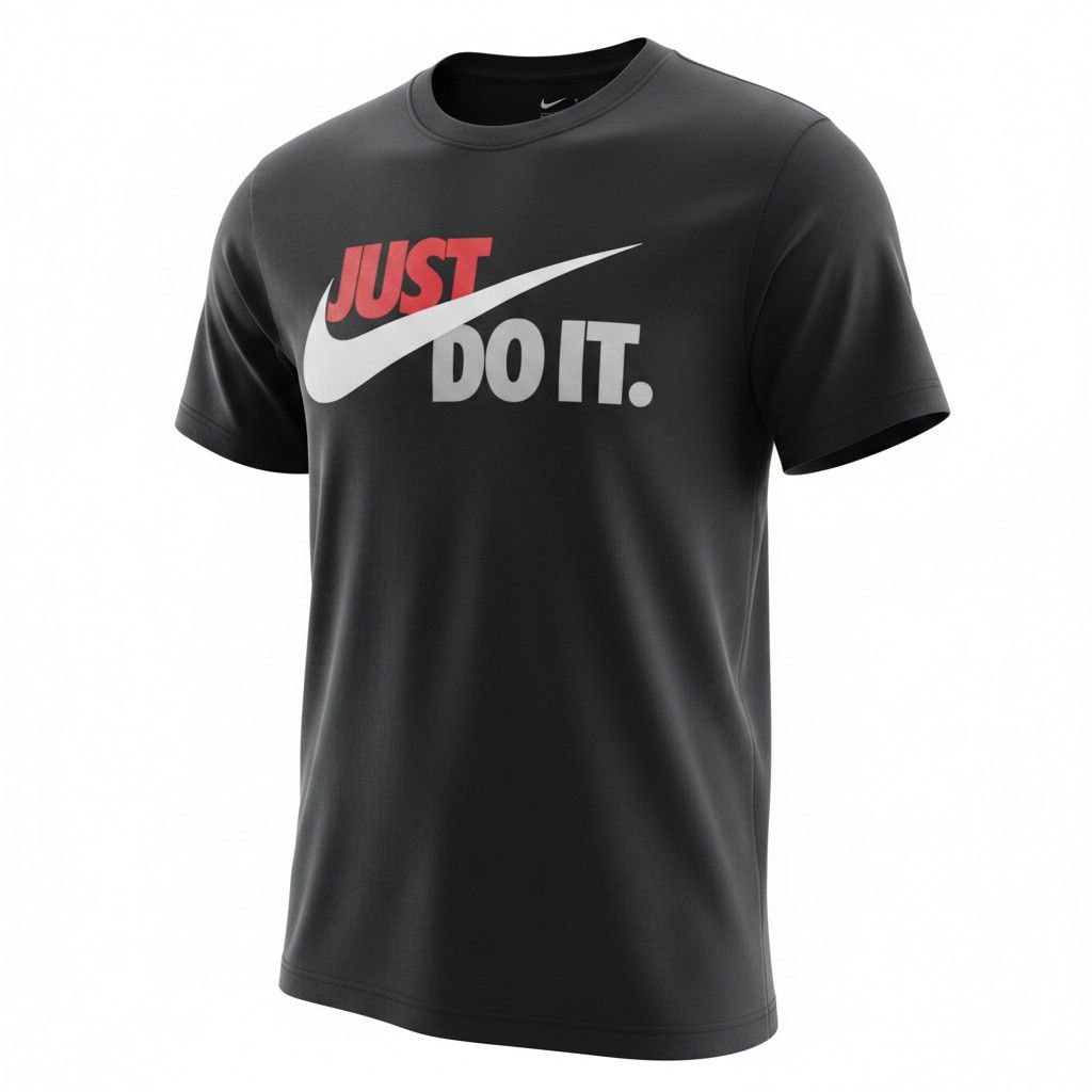 T-Shirt Juste Do It- Noir