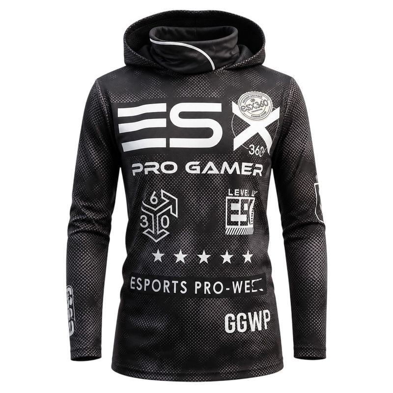 Chandail ESX avec cagoule- Noir