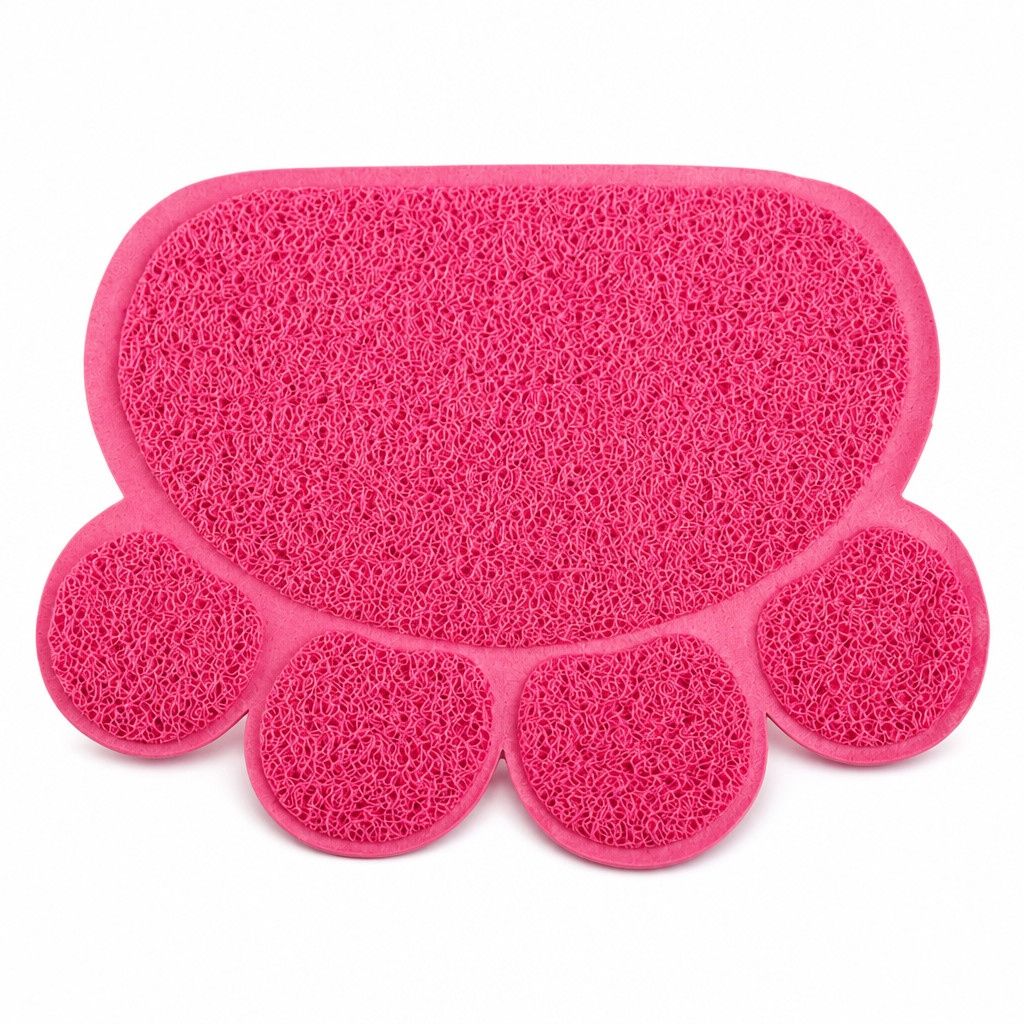 Tapis ramasse-litière- Rose