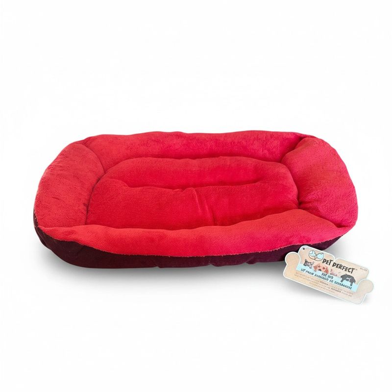 Lit pour animaux- Bourgonne/Rouge