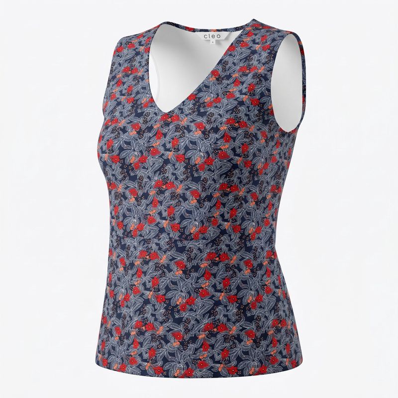 Camisole Cléo- Fleuri
