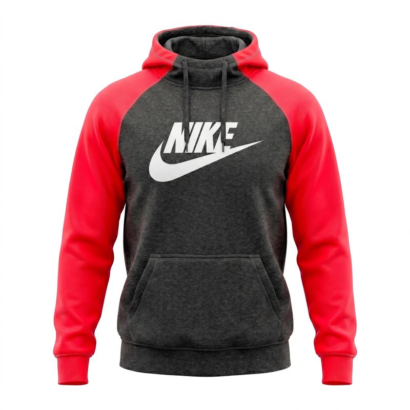 Hoodies- Nike Corail Vif / Charcoal
