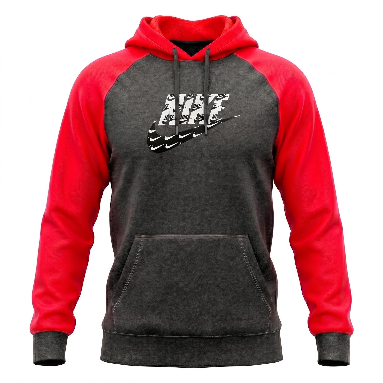 Hoodies- Nike Charcoal/ Corail vif