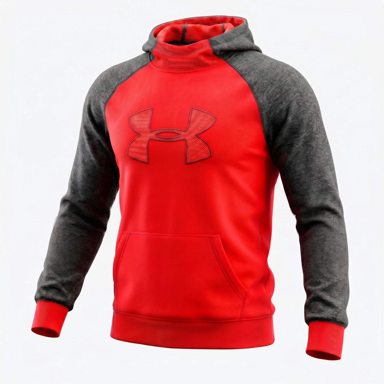 Hoodies- Under Armour Corail vif /Charcoal