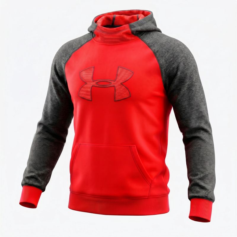 Hoodies- Under Armour Corail vif /Charcoal