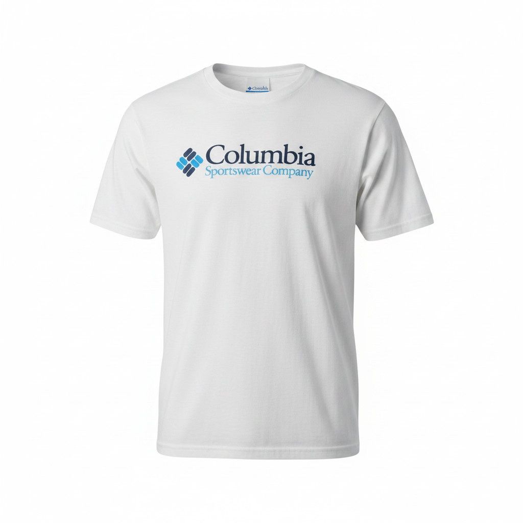 T-shirt Columbia - Blanc