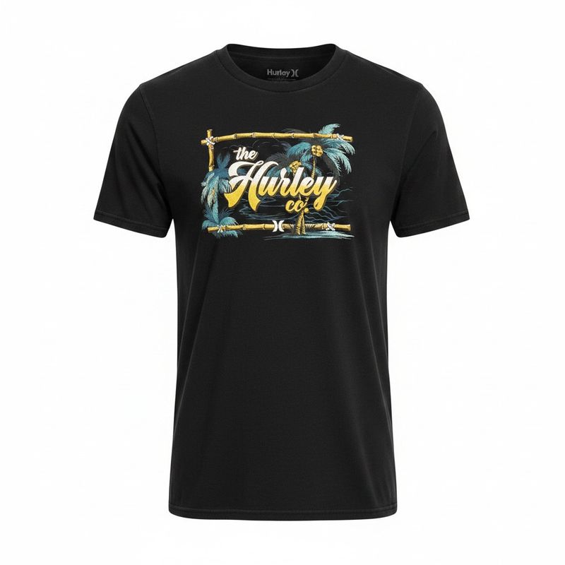 T-Shirt Hurley- Noir