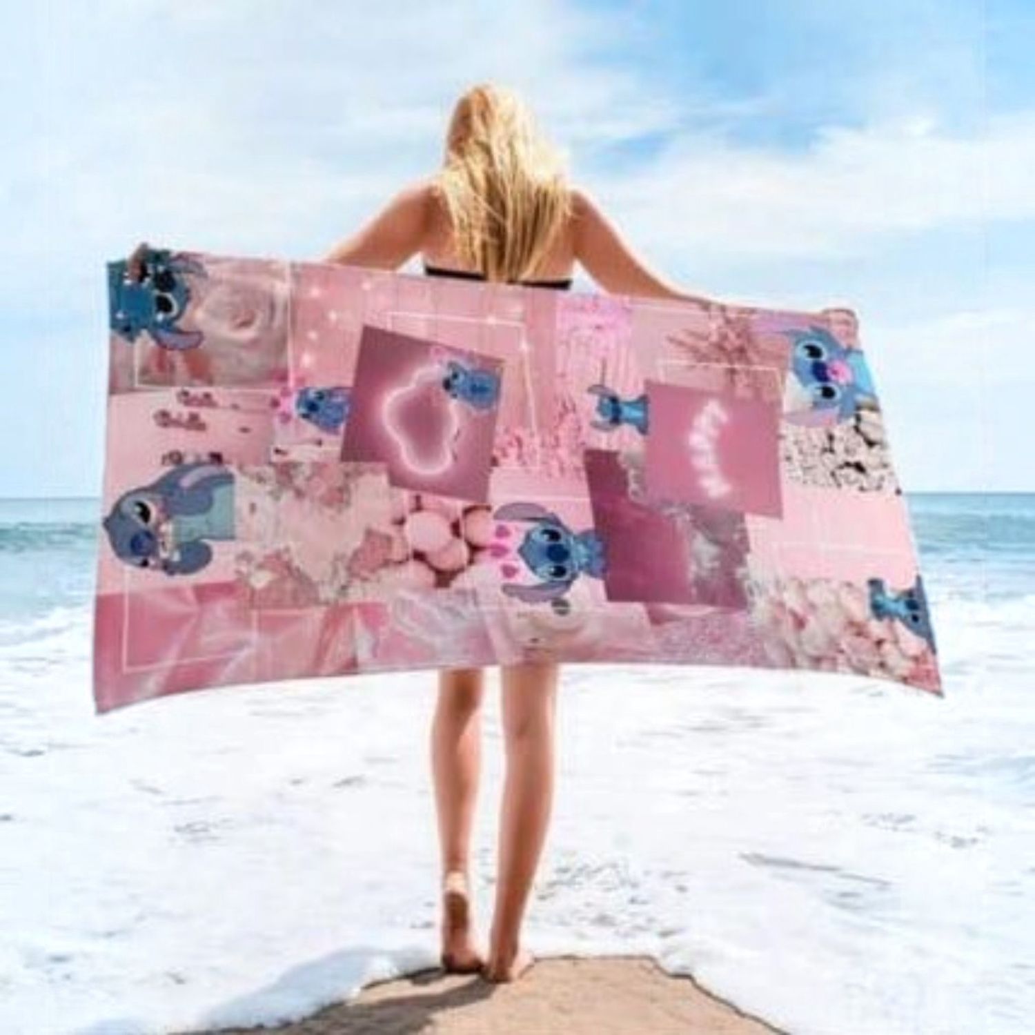 Serviette - Stitch Rose